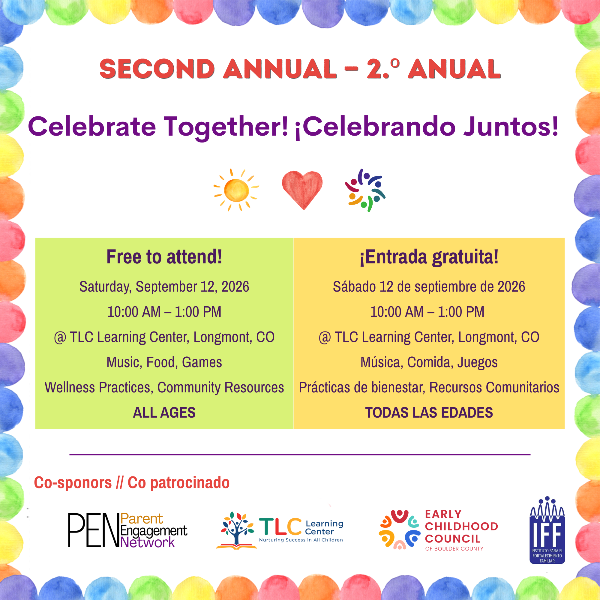 2nd Annual Celebrate Together! ¡Celebrando Juntos!