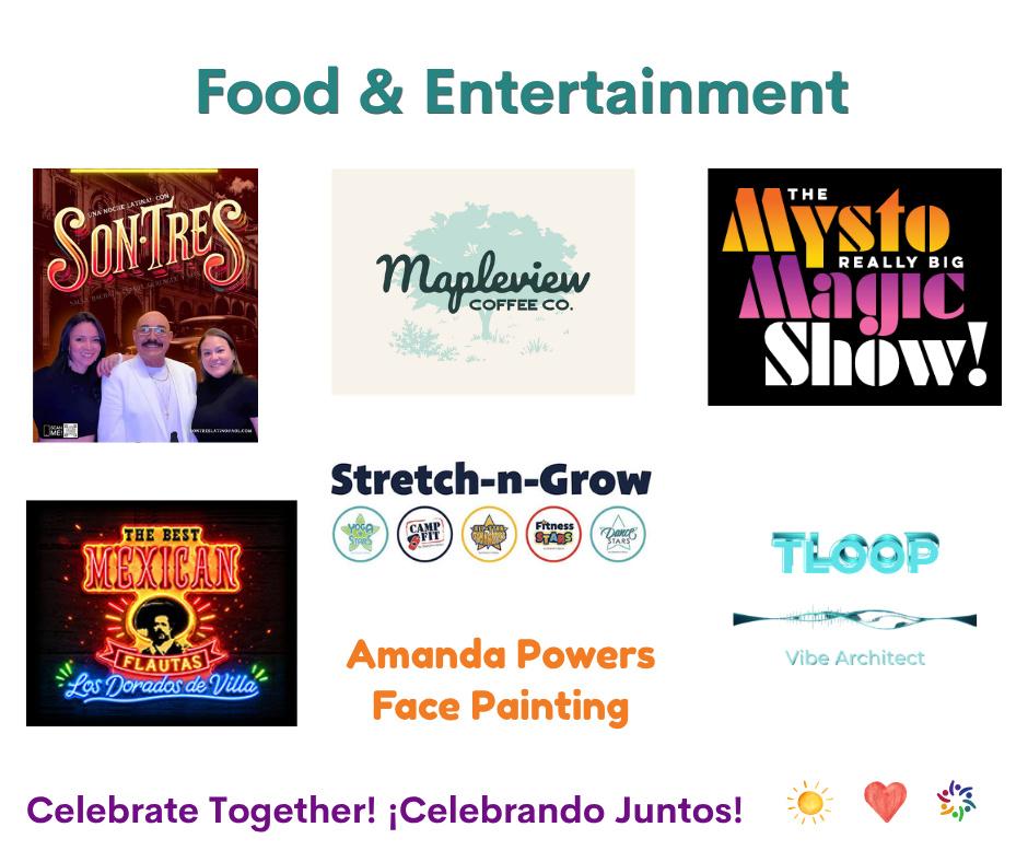 Celebrate Together! ¡Celebrando Juntos! 2026 Food & Entertainment