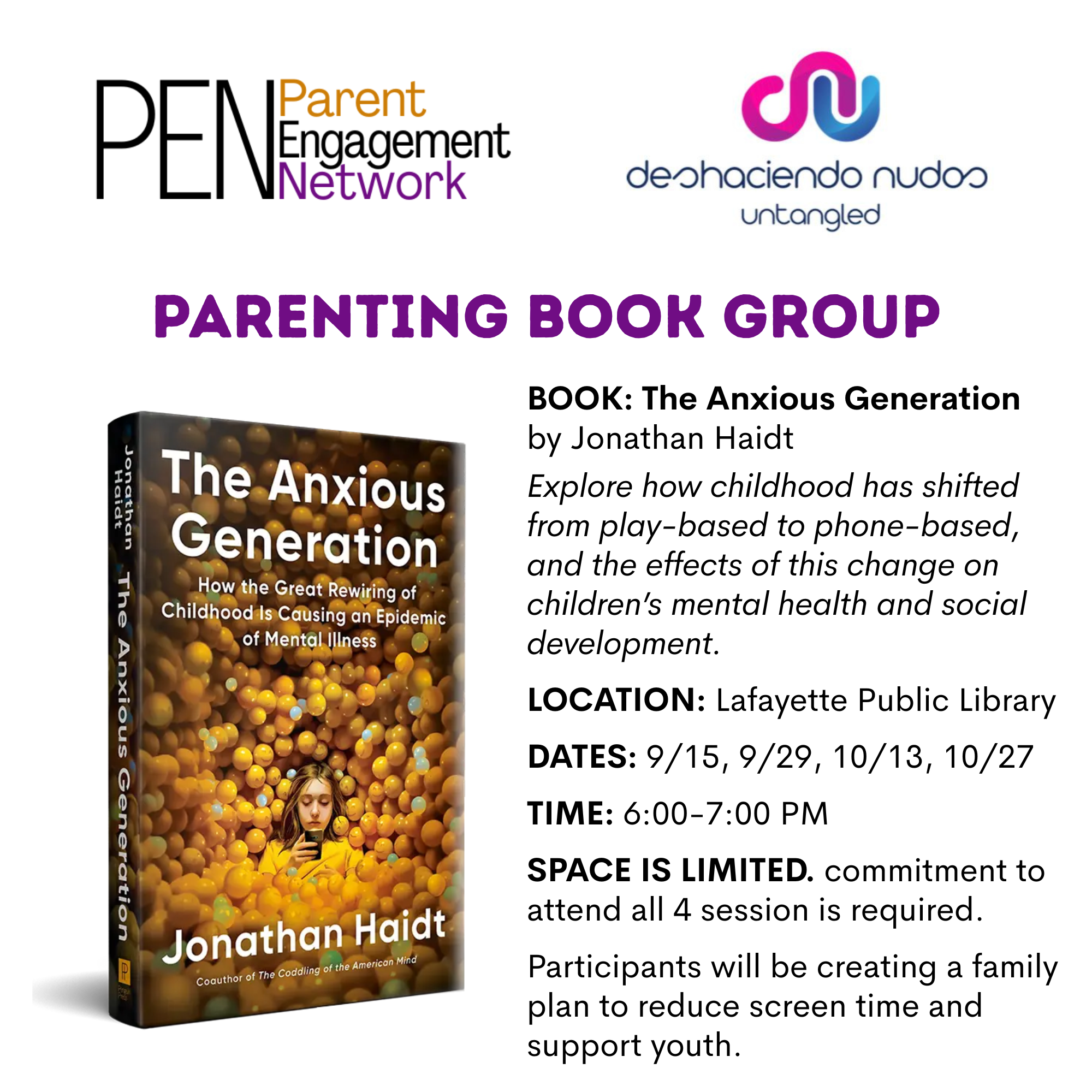 The Anxious Generation Parenting Book Group